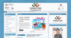 Desktop Screenshot of confsportlazio.it